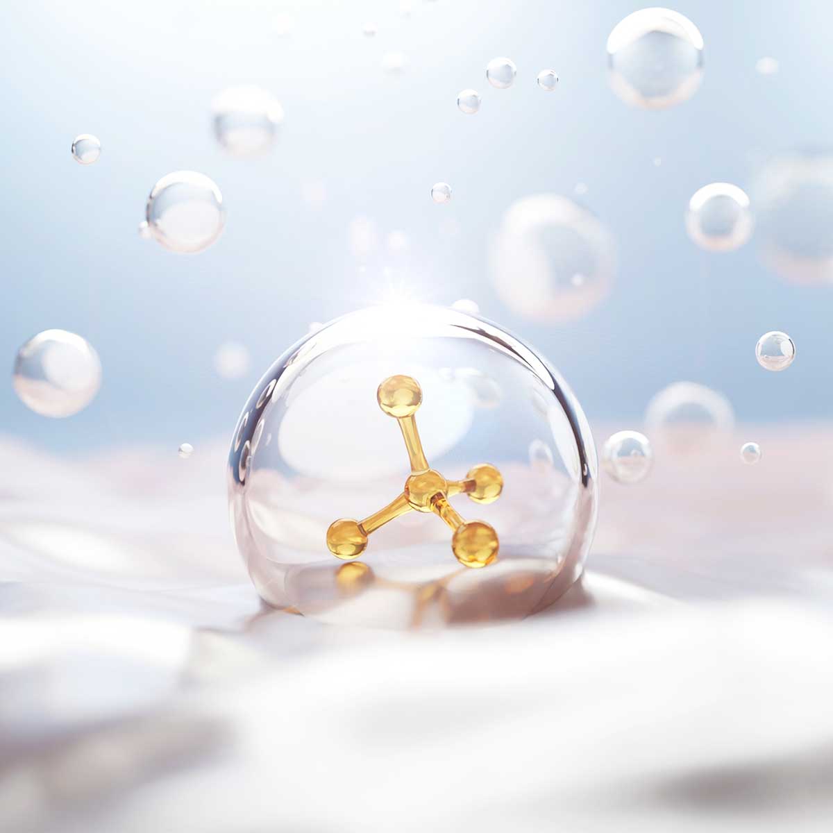 Bonneheure Collagen molekul illustration